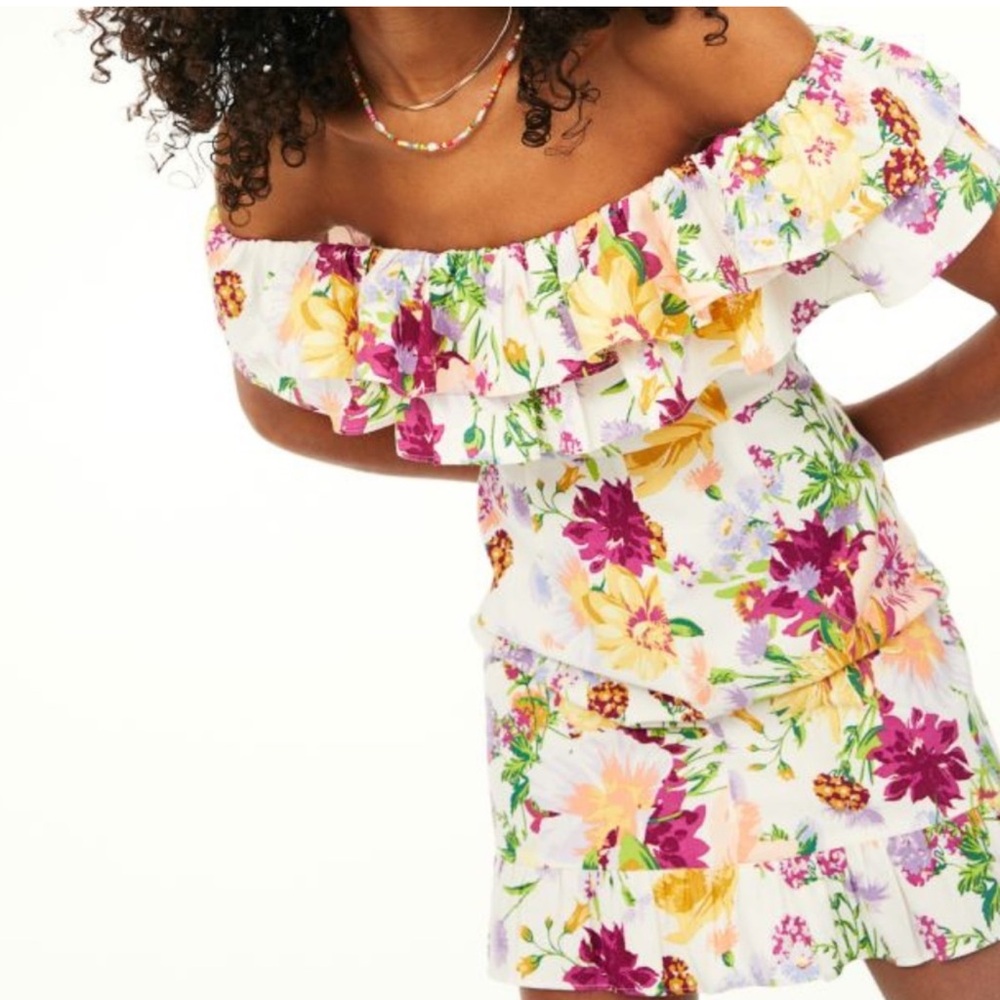 H&M Floral Ruffle Dress - Picture 2 of 7